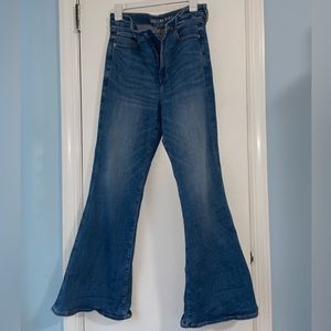 American Eagle Super High Flare Jeans